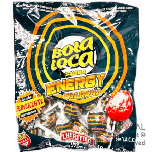 GOLO CHUPETIN BOLALOCA ENERGY GUARANA X 24 UNIDADES (16GR C/U) x 1